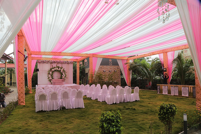 wedding venue destination at nakshatra resort near dhom dam panchgani road wai